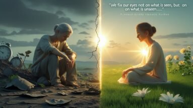 Exploring the Eternal Perspective in 2 Corinthians 4:16-18 6 Leonardo Phoenix 10 A realistic splitscene showing one figure 2
