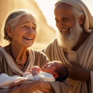 Leonardo Phoenix 10 An elderly woman Sarah glowing with joy an 0
