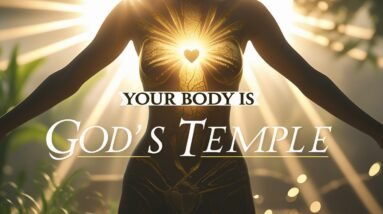 Faith and Fitness: Honoring God with Your Body 18 Leonardo Phoenix 10 Photo realistic A glowing silhouette of a 3