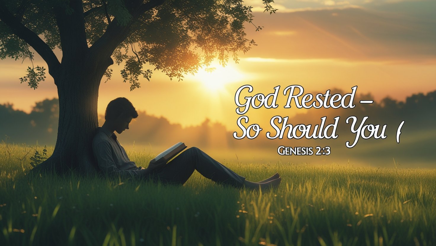  (BVOTD) Reflecting Genesis 2:3 - The Significance of Rest