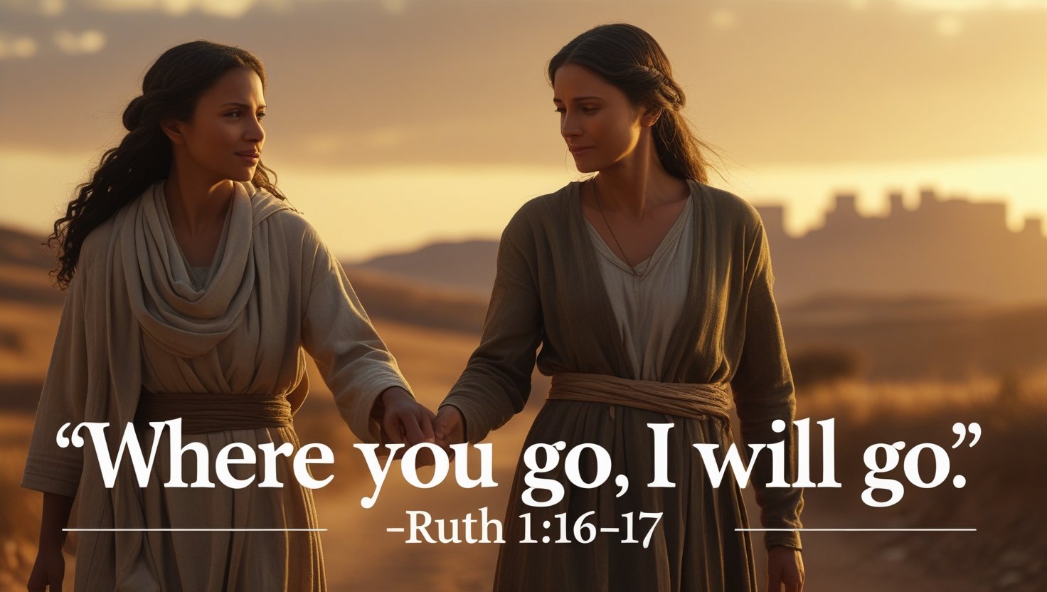 The Loyalty of Ruth: A Timeless Model of Faith and Devotion (Ruth 1:16-18)