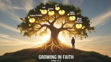 Growing in Faith: Embracing the Promise of Spiritual Transformation (2 Peter 1:3-8) 15 Leonardo Phoenix 10 Photo realistic of radiant tree growing st 0