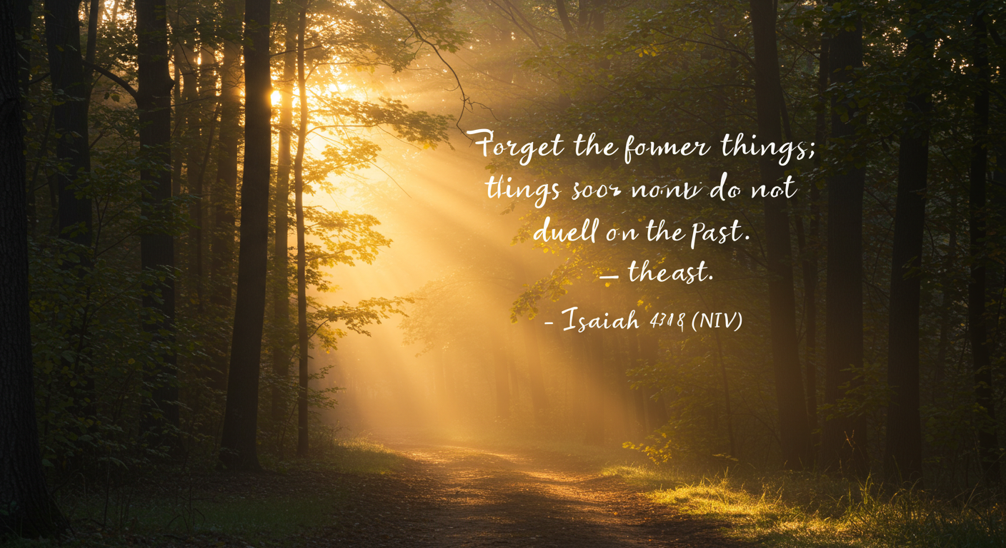 (BVOTD) Isaiah 43:18 1 (BVOTD) Isaiah 43:18