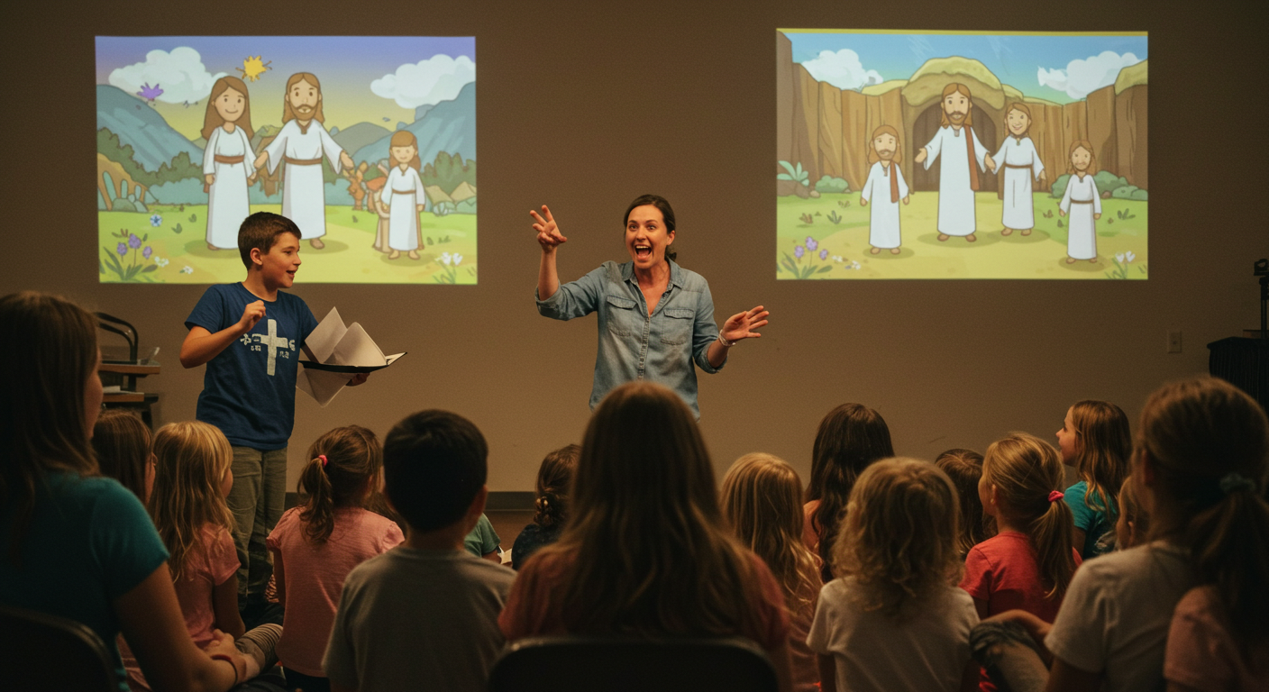 teaching kids about Jesus