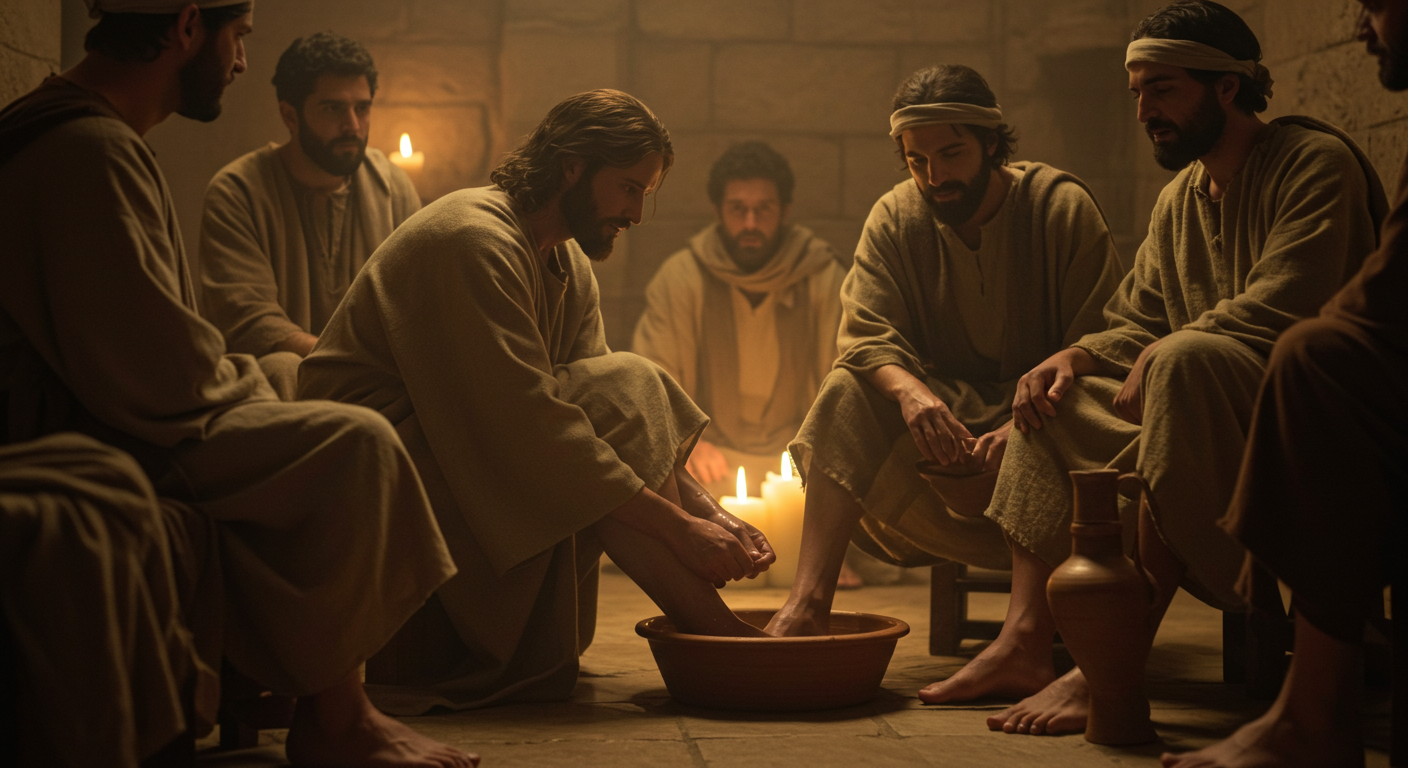 how Jesus served others