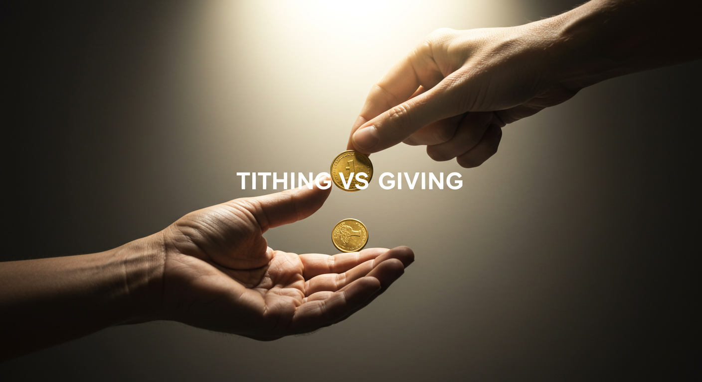 biblical tithing vs giving