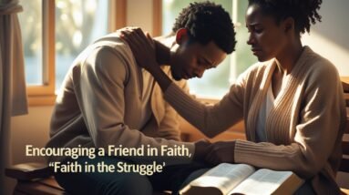 How To Encourage Someone Struggling With Their Faith 27 Leonardo Phoenix 10 A warm heartfelt moment between two people 1