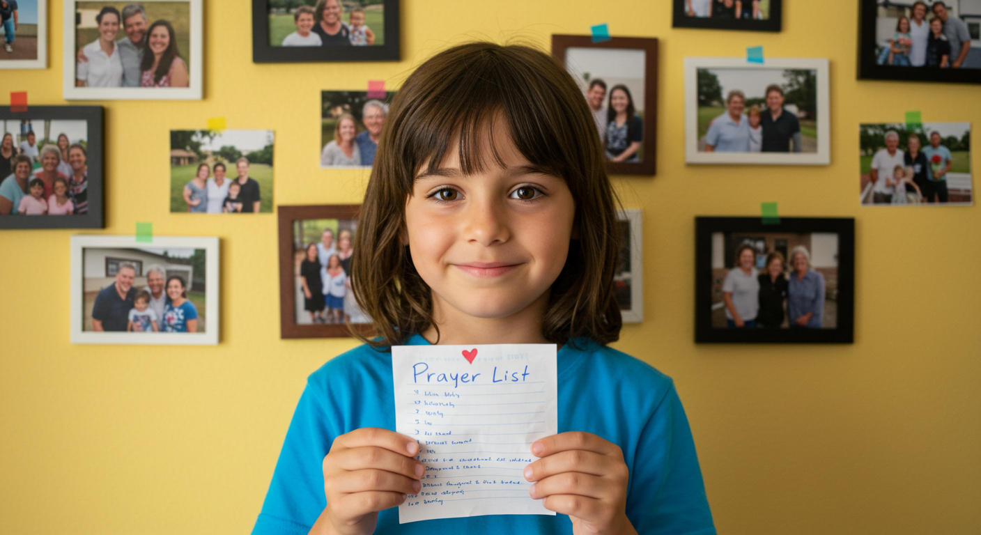 teaching kids to pray for others