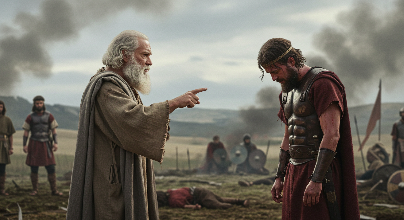 Samuel rebukes Saul