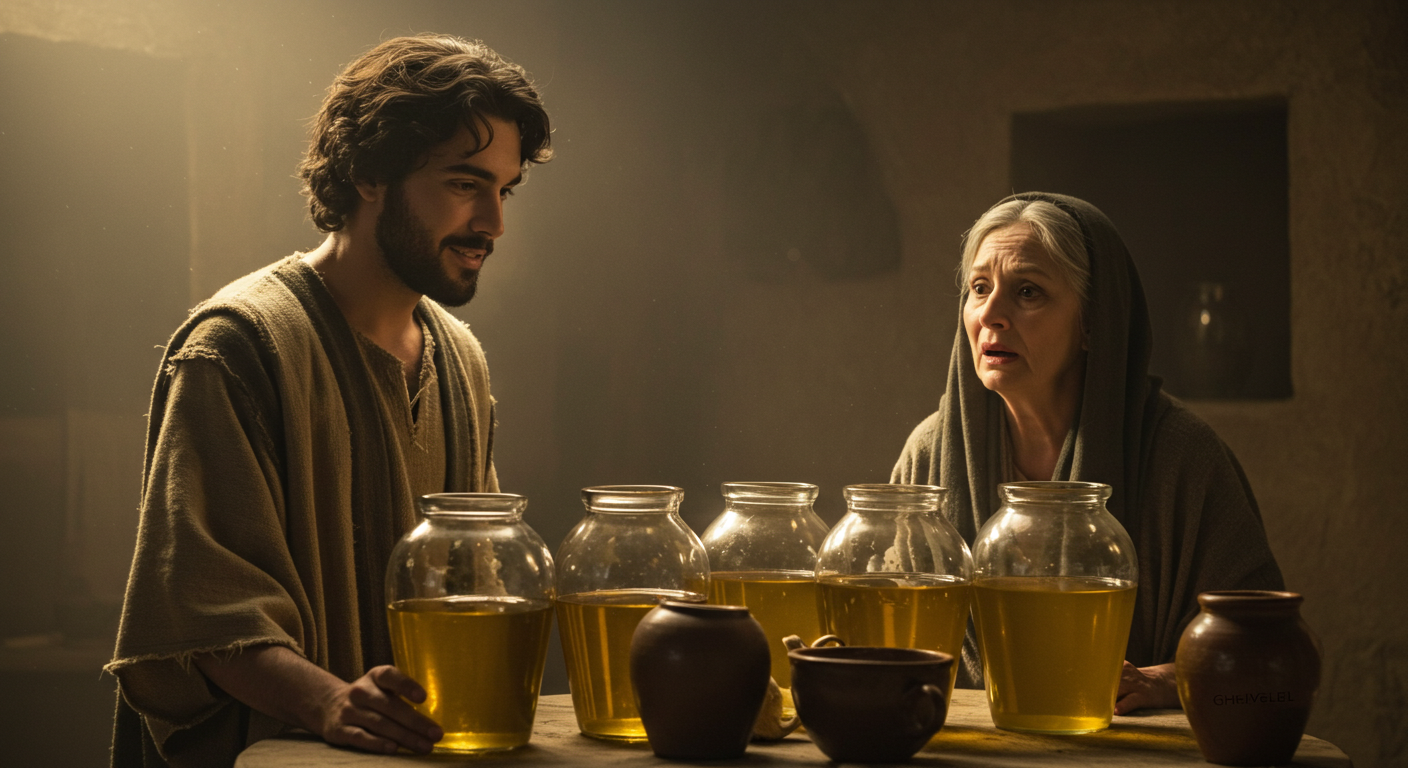 Elisha widow oil