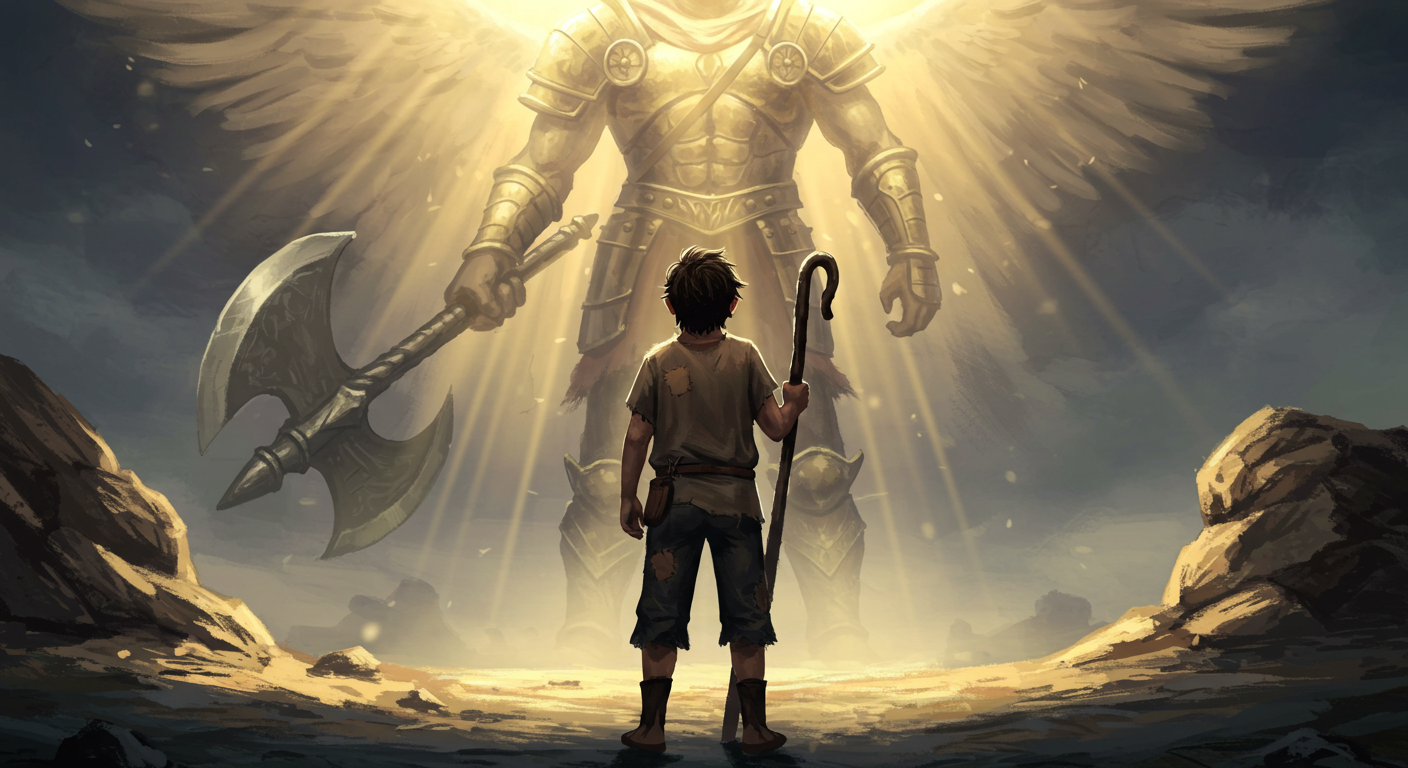 David defeats Goliath