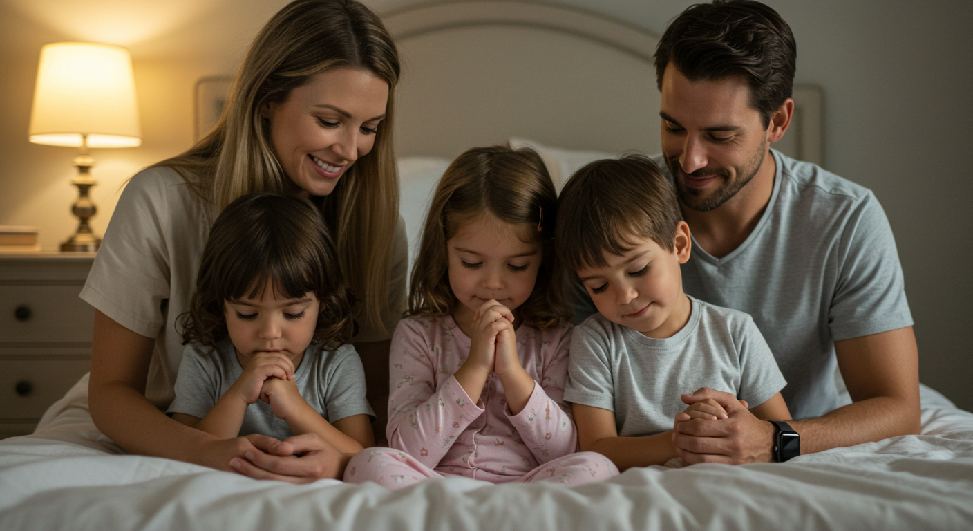 teaching kids to pray