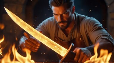 Leonardo Phoenix 10 A master blacksmith with rugged skin and i 3