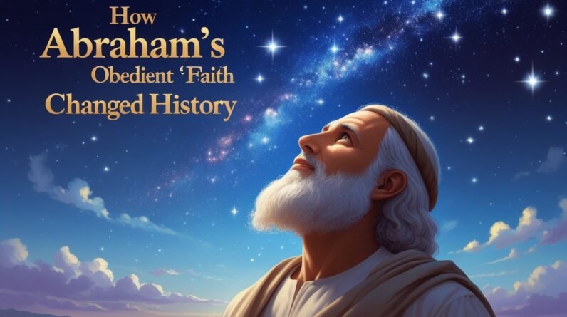 Leonardo Phoenix 10 Abraham stands alone in a serene landscape 0