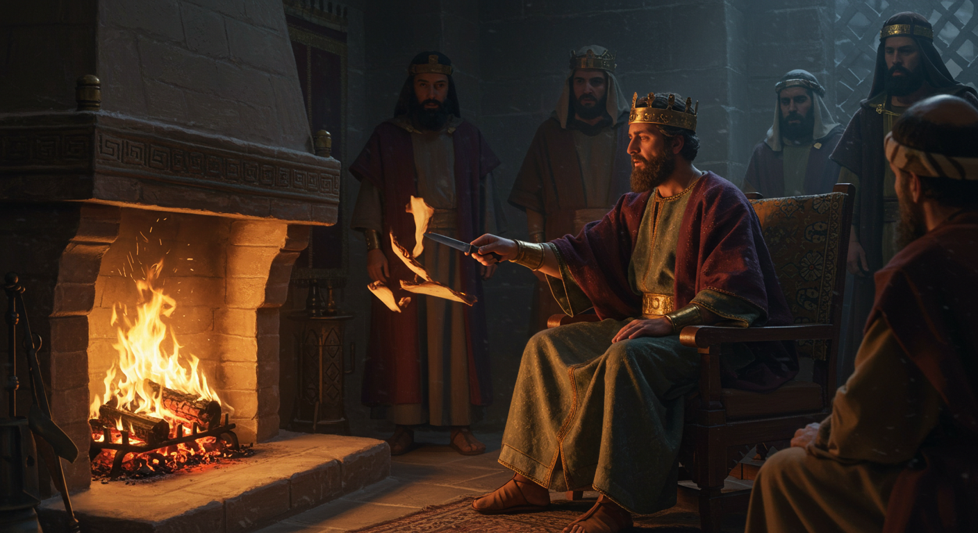 Jehoiakim burned Jeremiah’s scroll