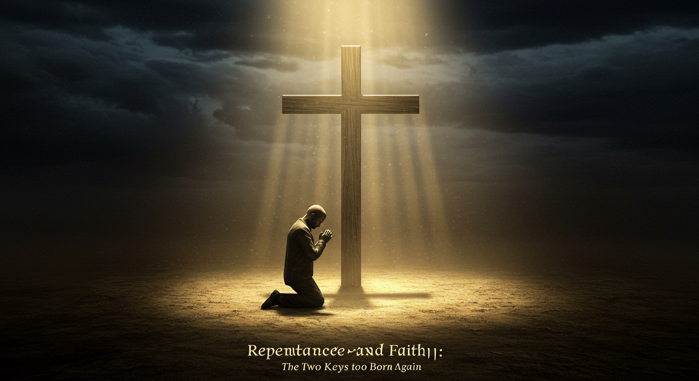 repentance and faith born again