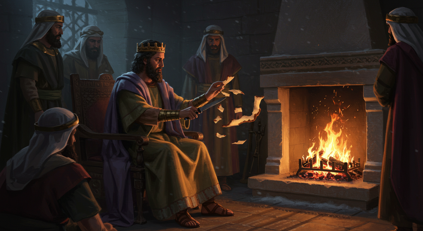 Jehoiakim burned Jeremiah’s scroll