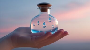 Leonardo Phoenix 10 A delicate transparent glass bottle with l 2