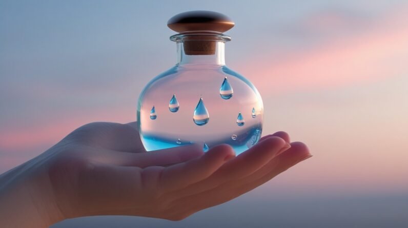 Leonardo Phoenix 10 A delicate transparent glass bottle with l 2