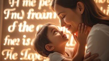 Speaking Life Over Children: 6 Promises to Declare Daily 2 Leonardo Phoenix 10 A parent with a warm and gentle expression 3