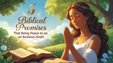 5 Biblical Promises That Bring Peace to an Anxious Heart 33 Leonardo Phoenix 10 A peaceful woman with a gentle face closed 3
