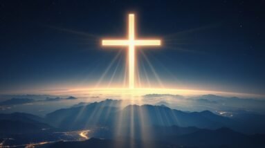 (VOTD) John 3:16 – God’s Unfailing Love for the World 5 Leonardo Phoenix 10 A radiant glowing cross suspended in the d 0