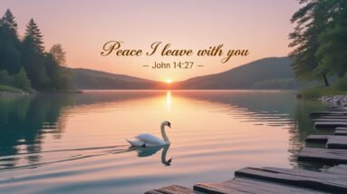 Peace for Today: Jesus’ Promise for Every Heart 2 Leonardo Phoenix 10 A serene and peaceful lake at sunset with 3