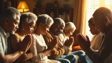 God’s Blessing on Generations Who Follow Him 2 Leonardo Phoenix 10 A serene multigenerational family is gathe 2