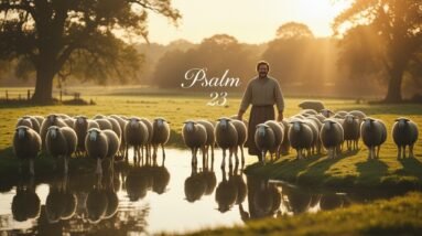 Leonardo Phoenix 10 A serene pasture with a gentle shepherd gu 2