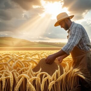 Leonardo Phoenix 10 An inspirational image of golden wheat fie 1