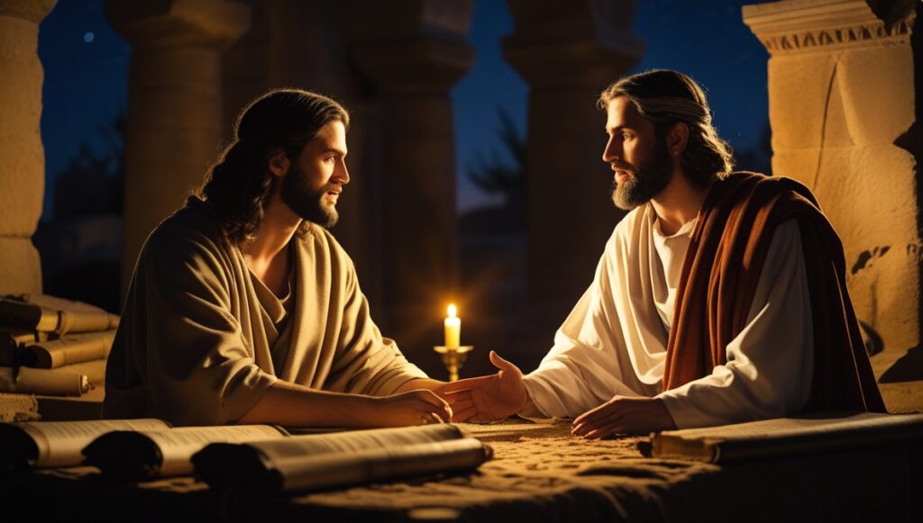 Leonardo Phoenix 10 Nighttime scene in ancient Jerusalem Jesus 3