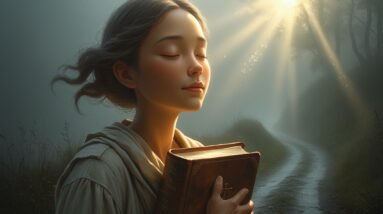 Leonardo Phoenix 10 Realistic painting of a serene believer wi 3