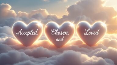 Leonardo Phoenix 10 Three delicate hearts glowing with a soft 1