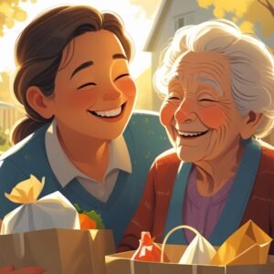 Leonardo Phoenix 10 a warm uplifting scene of a smiling person 1