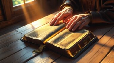 7 Biblical Steps to Pray Effectively and See Results 2 Leonardo Phoenix 10 an open Bible with worn leather cover and 0