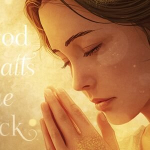 Lucid Origin Illustration of a serene person in prayer with ge 3