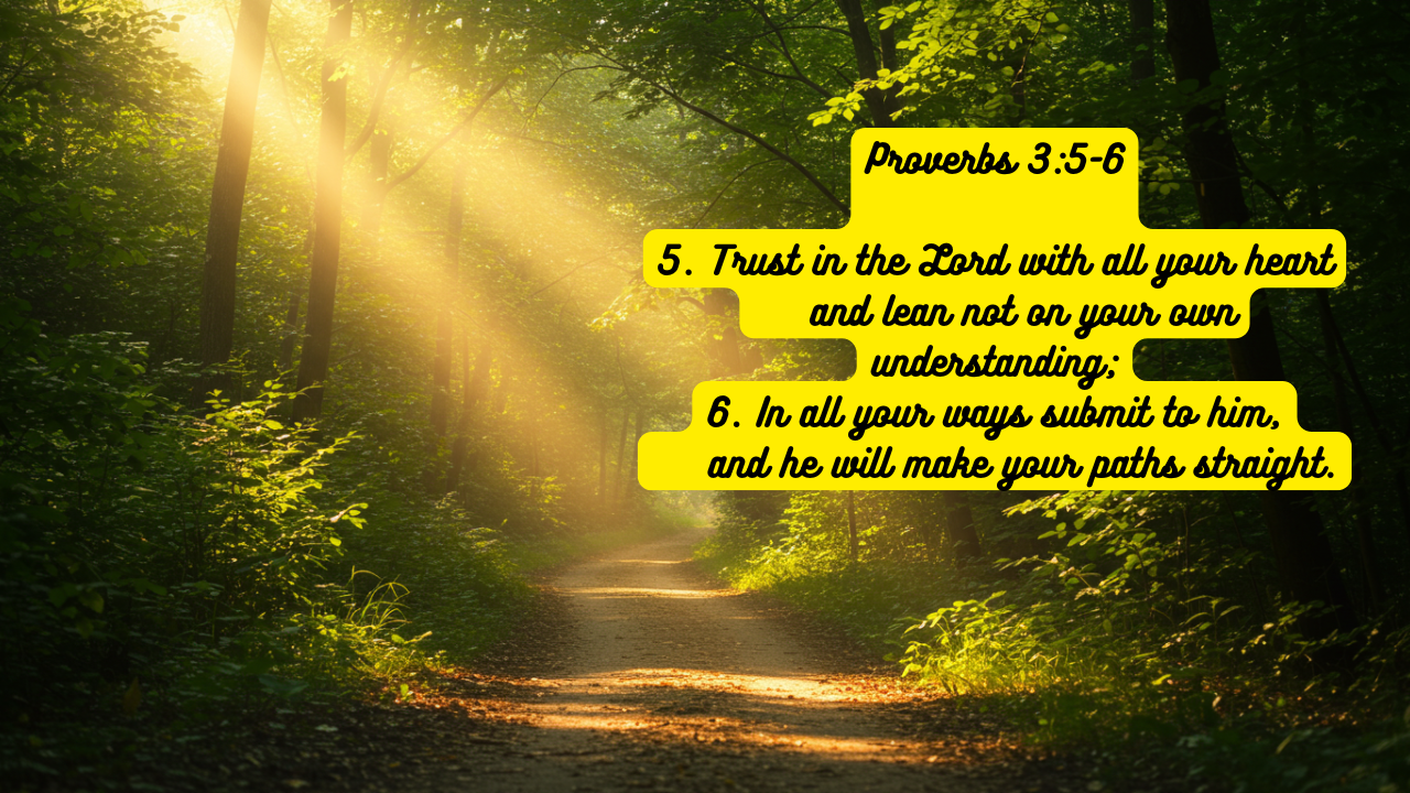 Proverbs 3:5 explained