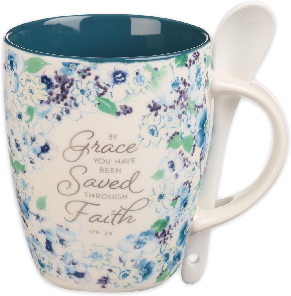 Christian Art Gifts Mug review: By Grace Ephesians 2:8 1 71T16JhDXIL. AC SL1500
