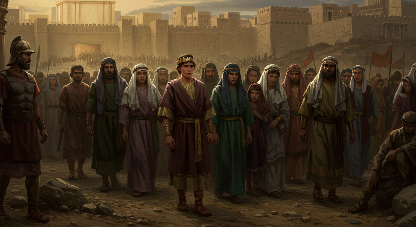 Jehoiachin exiled to Babylon