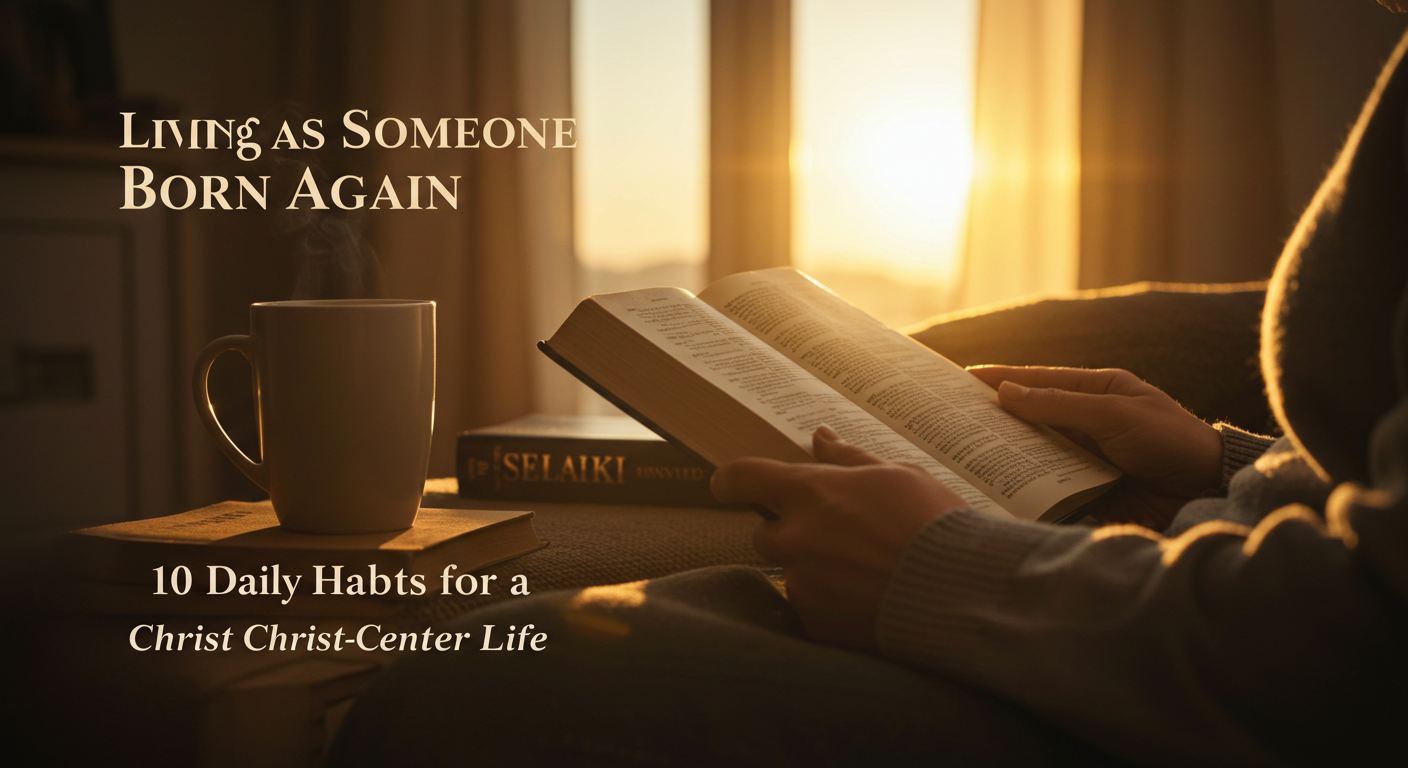 Living as Someone Born Again: 10 Daily Habits for a Christ-Centered Life 2 born again Christian life