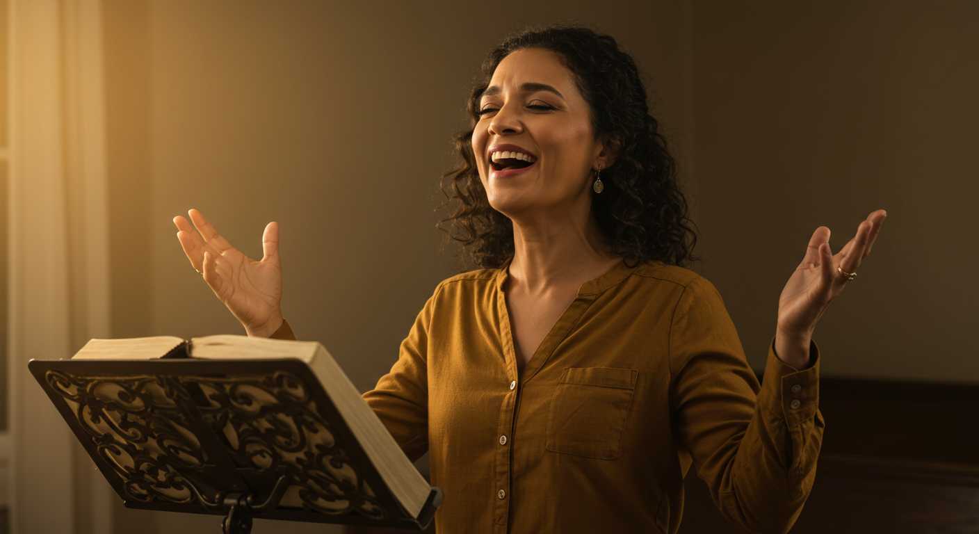 joy from singing God’s Word