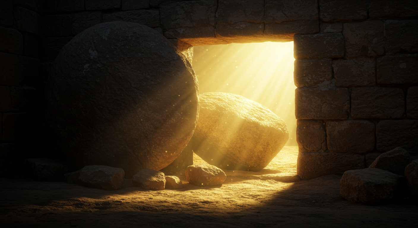 Empty tomb of Jesus