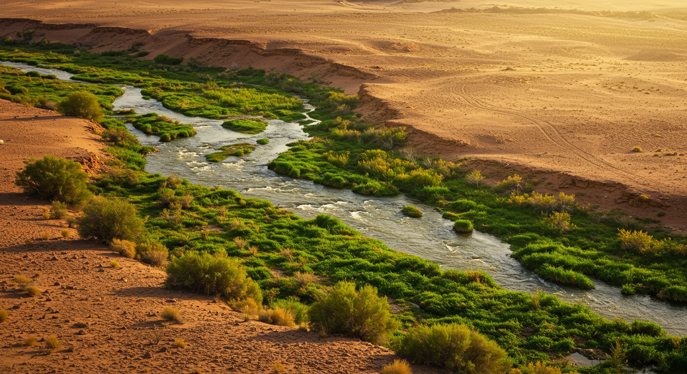 rivers in the desert