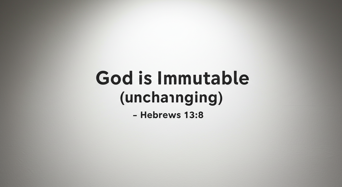 God Is Immutable