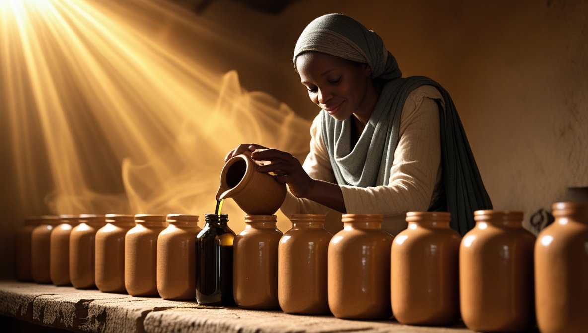Oil in the Empty Jar
