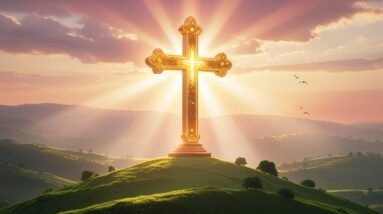 The Power of the Cross: Love in Action 10 Leonardo Phoenix 10 A majestic glowing cross stands tall on a 0
