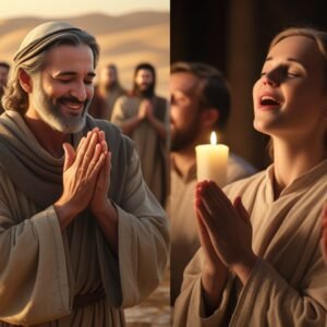 Leonardo Phoenix 10 A splitscene artwork showing Moses standin 1