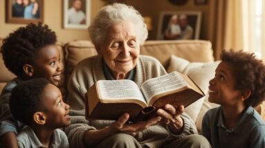 Leonardo Phoenix 10 A warm and intimate scene of a grandparent 2