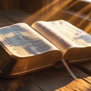 Leonardo Phoenix 10 A worn leatherbound Bible lies open on a r 2