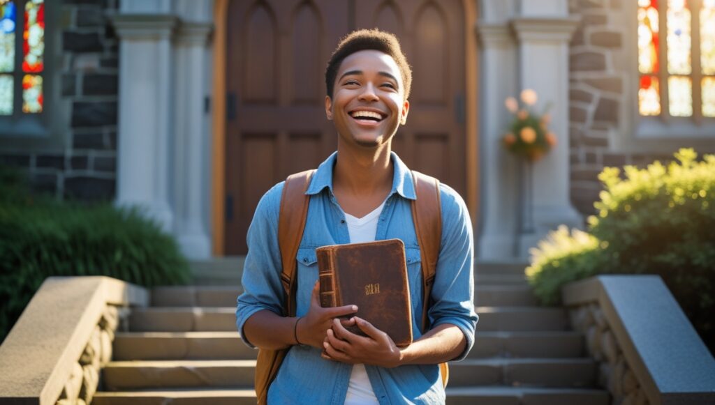 Leonardo Phoenix 10 A young adult with a bright smile and hope 2